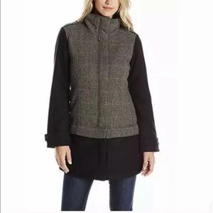 NWT Prana Caprise Wool Jacket Coat Convertible L